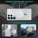 thumbnail image 2 of for Samsung Galaxy S23 Ultra MagSafe Case with Camera Lens Protector,Magnetic Clear Case for S23 Ultra,Full Protection Plating Anti-Scratch Slim Thin, 2 of 4