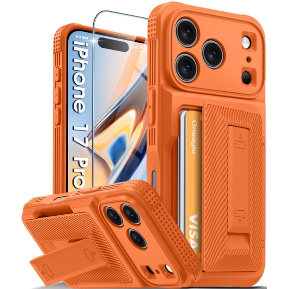 Funda para teléfono Oneagle iPhone 17 Pro Wallet RFID a prueba de golpes