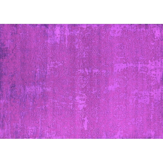 Ahgly Company Indoor Rectangle Oriental Pink Industrial Area Rugs, 2' x 5'