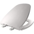 thumbnail image 1 of Asiento de inodoro Bemis 1240200 para Eljer Emblem, redondo, blanco, 1 of 5