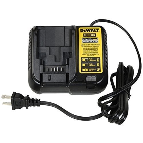 DeWALT DCB107 12V/20V MAX Lithium Ion Charger (Bulk Packed)