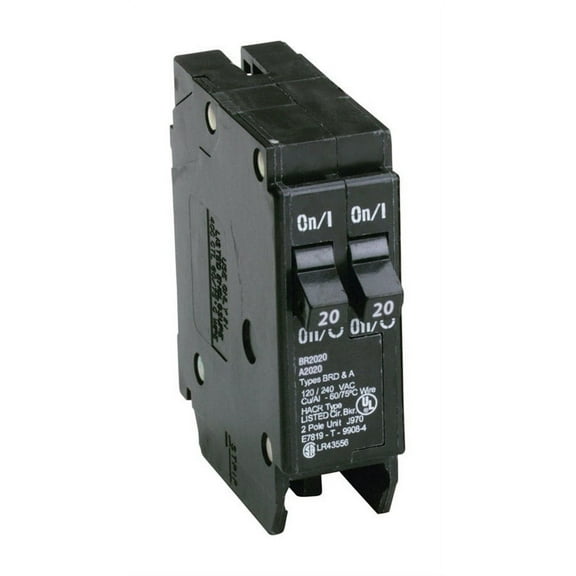 Eaton Cutler-Hammer 20/20 amps Tandem 2-Pole Circuit Breaker
