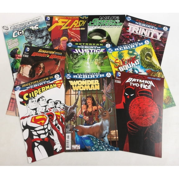 DC Comics Premier Characters 2010s Value Bundle - 10-Pack of Comic Books - Featuring Characters from DC Movies!