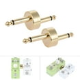 thumbnail image 1 of Type 2 Pack 1/4 Inch 6.35mm Z Type Guitar Effect Pedal Coupler Connector Guitar Pedal Board Accessory, 1 of 6