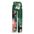 thumbnail image 4 of KIHOUT Men's Comfy Pajamas Drawstring Stretch Print Sweatpants Long Wide Leg Lounge Home Full Length Pants, 4 of 4