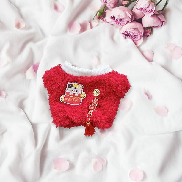 Mono en miniatura para muñecas,Ropa para muñecos de peluche de 15 cm,mono con figura de anime,Ropa para muñecas para juguetes de peluche,animales de peluche suaves,Accesorios de peluche