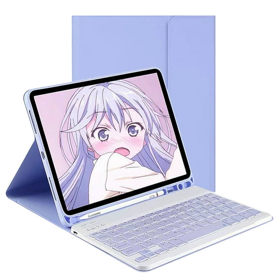 Keyboard Case Wireless Keyboard Cover with Pencil Holder Keyboard Case for Air4/10.9 [2021/2020]