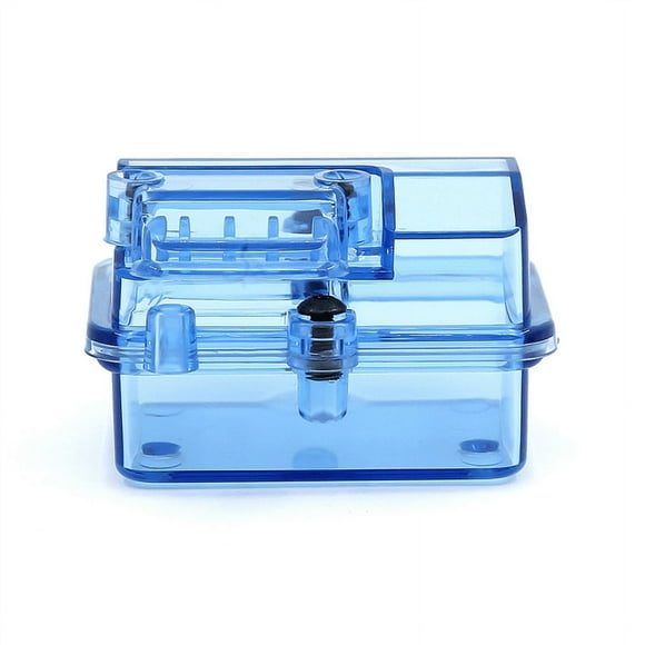 3X Blue Plastic Waterproof Receiver Receiving Box for Huanqi 727 / Slash RC Car Upgrade Parts