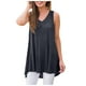 thumbnail image 1 of Camiseta corta sin mangas con cuello en V informal para mujer Pompotops  lopia995898, 1 of 9