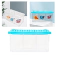 thumbnail image 3 of Desktop Fish Tank, Small Fish Tank Multicompartment 3 Grid Decorative Acrylic  for Home, 3 of 7