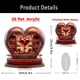 thumbnail image 3 of Decoraciones de mesa planas en 2D en rojo | Romántico detalle de escritorio para San Valentín | Color rojo brillante | Diseño plano, ligero y elegante | Ideal para escritorios, mesas de comedor y, 3 of 8