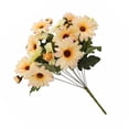 thumbnail image 4 of Ramo de flores artificiales Fotografía Prop Decoración floral para el hogar Tela de seda Ramo de flores falsas, Amarillo tholdsy HA6735-04B, 4 of 6