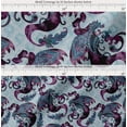 thumbnail image 2 of Soimoi Cotton Poplin Fabric Leaves Paisley Print Fabric by The Yard 56 Inch Wide, 2 of 7