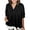 Black, variant on Womens V Neck Tops Dressy Casual Sexy Plus Size Shirts for Women 4X Summer Tees for Women 2025 Vacation