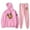 Pink, variant on Ludacris Get Back Sweatsuit Fashion Hoodies Jogger Pants Sets Streetwear Fall Suit