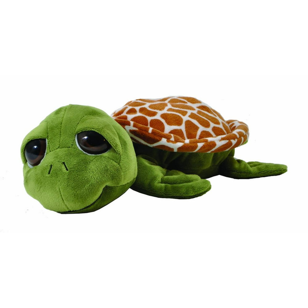 Bright Eyes Green Sea Turtle 8 inch - Stuffed Animal by The Petting Zoo