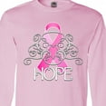 thumbnail image 4 of Inktastic Hope Pink Ribbon Breast Cancer Awareness Long Sleeve T-Shirt, 4 of 5