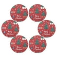 thumbnail image 3 of 15.4inch Round Placemats, DIY Printing Design, Suitable for Kitchen, Table Party Decoration Christmas Tree and Gifts, 3 of 7