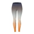 thumbnail image 2 of Gibobby Leggings deportivos Mujer Leggings casuales para mujer Leggings para entrenamiento sin costuras Pantalones para compresión para correr en el gimnasio（Anaranjado， XXL), 2 of 3