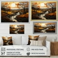 thumbnail image 4 of Designart "Old Bridge Countryside painting IV" Landscapes Wall Decor, 4 of 5