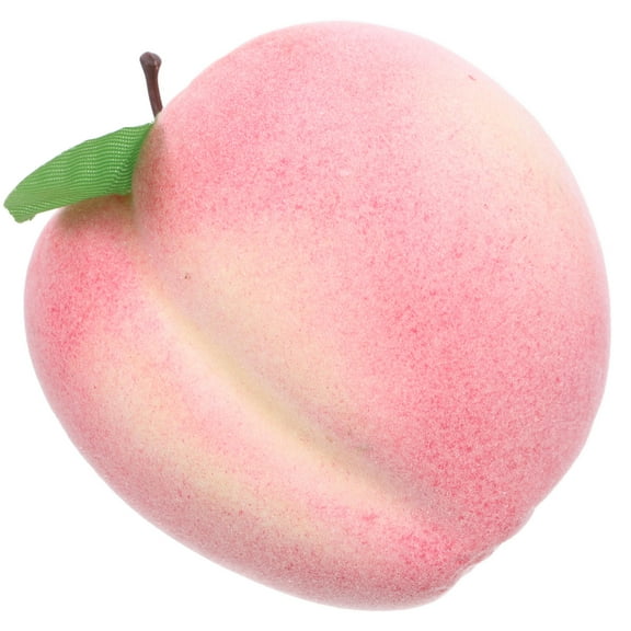 MLINS Car Antenna Decoration Realistic Fake Peach Topper Universal Car Roof Mounted Antenna Faux Fruit Decor For Auto Halloween And Party Decorations