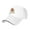 White, variant on Oberlin College Logo Sandwich Cap Unisex Classic Baseball Capunisex Adjustable Casquette Dad Hat