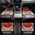 thumbnail image 7 of Pofeuu Basketball Shot Print Car Foot Mat Set of 4 Pieces - All-Weather Full Set Floor Mats for Cars Trucks SUVs, 7 of 7