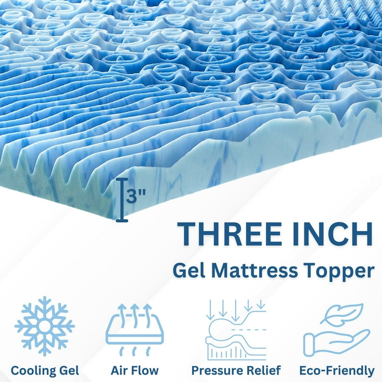 Boyd Sleep Gellux Cooling Gel Mattress Topper, Queen, 3 Inch photo 2