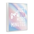 thumbnail image 3 of Stupell Industries Pastel Ten More Minutes Gamer Quotes and Sayings Painting White Framed Art Print Wall Art, 11 x 14, 3 of 8