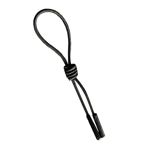 10 tiradores de cremallera duraderos, extensiones de cremallera, lengüetas de cremallera para maletas con ruedas Negro
