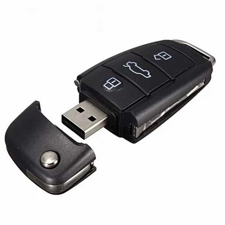 kaste nuance stave Mini USB 2.0 Car Key Type Flash U Disk Data Thumb Drives Storage Memory  Stick - 8GB, 16GB, 32GB, 64GB, 128GB (Optional) - Walmart.com