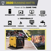 Champion Power Equipment 4500-Watt RV Ready Gasoline Inverter Generator with Quiet Technology and CO Shield