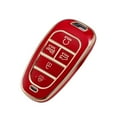 thumbnail image 2 of BUYISI Practical Car Key Case For Hyundai Tucson Tpu 5 Buttons High-Quality Materials High-Strength Anti-Drop Anti-Shock Red, 2 of 4
