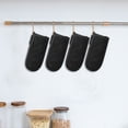thumbnail image 2 of EEEkit 4pcs Hot Handle Covers, Heat Resistant Pot Handle Holder Sleeves for Cast Iron Skillets, Black, 2 of 5