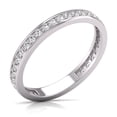 thumbnail image 3 of TimeLe$$ Classics 1/2 Carat TW Natural Diamond Eternity Band in 14K White Gold (Ring Size 9.5), 3 of 6