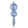thumbnail image 1 of Vickerman N186929D 16.5 in. Periwinkle Candy Glitter Finial Ornament, 1 of 1