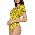 thumbnail image 5 of Cauagu Skateboard Women's Crew Neck Round Short Sleeve T Shirts Tops Bodysuit Daily Jumpsuit-Medium, 5 of 7