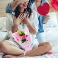 thumbnail image 5 of Mothers Day Gifts Clearance! Simulation Flower Holding Bouquet 6 Rose Soap Bouquet Gift Box Mother's Day Gift, 5 of 6