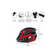 thumbnail image 4 of Casco De Bicicleta kit lentes Talla M Color  Negro Con Rojo, 4 of 4
