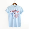 thumbnail image 2 of Cacio E Pepe Cotton T-Shirt Boho Retro Style, Trendy Graphic Tee Italian Foodie, Pasta Lov, 2 of 8