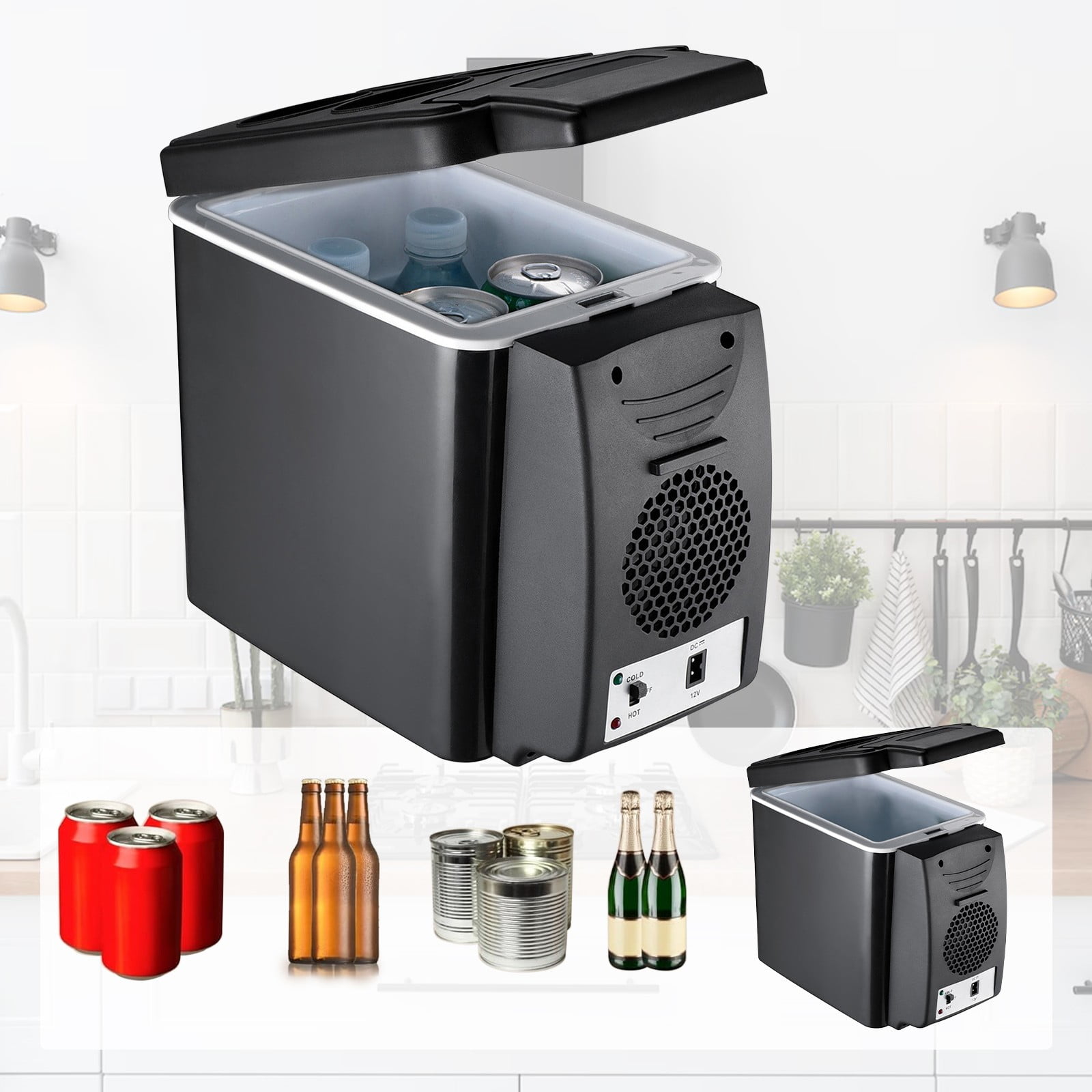 Bdday Car Refrigerator Refrigerator For Car Car Refrigerator Freezer 12V Car Refrigerator 6L Portable Car Refrigerator Portable Freezer DC12V
