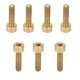 thumbnail image 2 of 50Pcs Cap Hex Socket Screw Copper Fastener Hardware Tools Industrial Supplies M4M4x15, 2 of 5