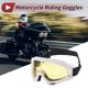 thumbnail image 2 of Gafas de montar para motocicleta Unique Bargains 1 Pc PC PU Gafas de sol para deportes al aire libre para motocross, bicicleta de tierra, ATV, lente amarilla, marco blanco, 2 of 6