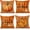 Dot Orange, variant on Fall Decor Pillow Covers 18x18 Set of 4 Thanksgiving Buffalo Check Farmhouse Decorations Dot Orange Pumpkin Maple Leaves Outdoor Decorative Throw Cushion Case for Home Couch S23F17