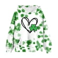 thumbnail image 2 of Sudadera con capucha para niños, camiseta de manga larga con estampado del Día de San Patricio para niños y mayores, sudadera con capucha para niña, parte superior de poliéster., 2 of 5