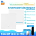thumbnail image 2 of Interruptor Inteligente De Pared Controlador De Luz Inteligente De Pared Mecánico Wi-Fi Blanco Con Arrancador Noticed HA024449-01, 2 of 7