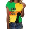 Blczomt T Shirts Women Black History Month Short Sleeve 2025 TShirt