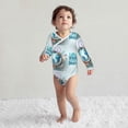 thumbnail image 4 of Xecao Let's go Travel Print Baby unisex-baby Cotton Long-sleeve Bodysuits-3 Months, 4 of 6