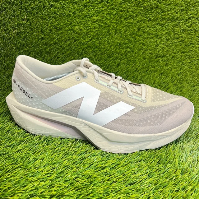 New Balance FuelCell Rebel v4 Mens Size 14 Beige Athletic Running Shoes Sneakers