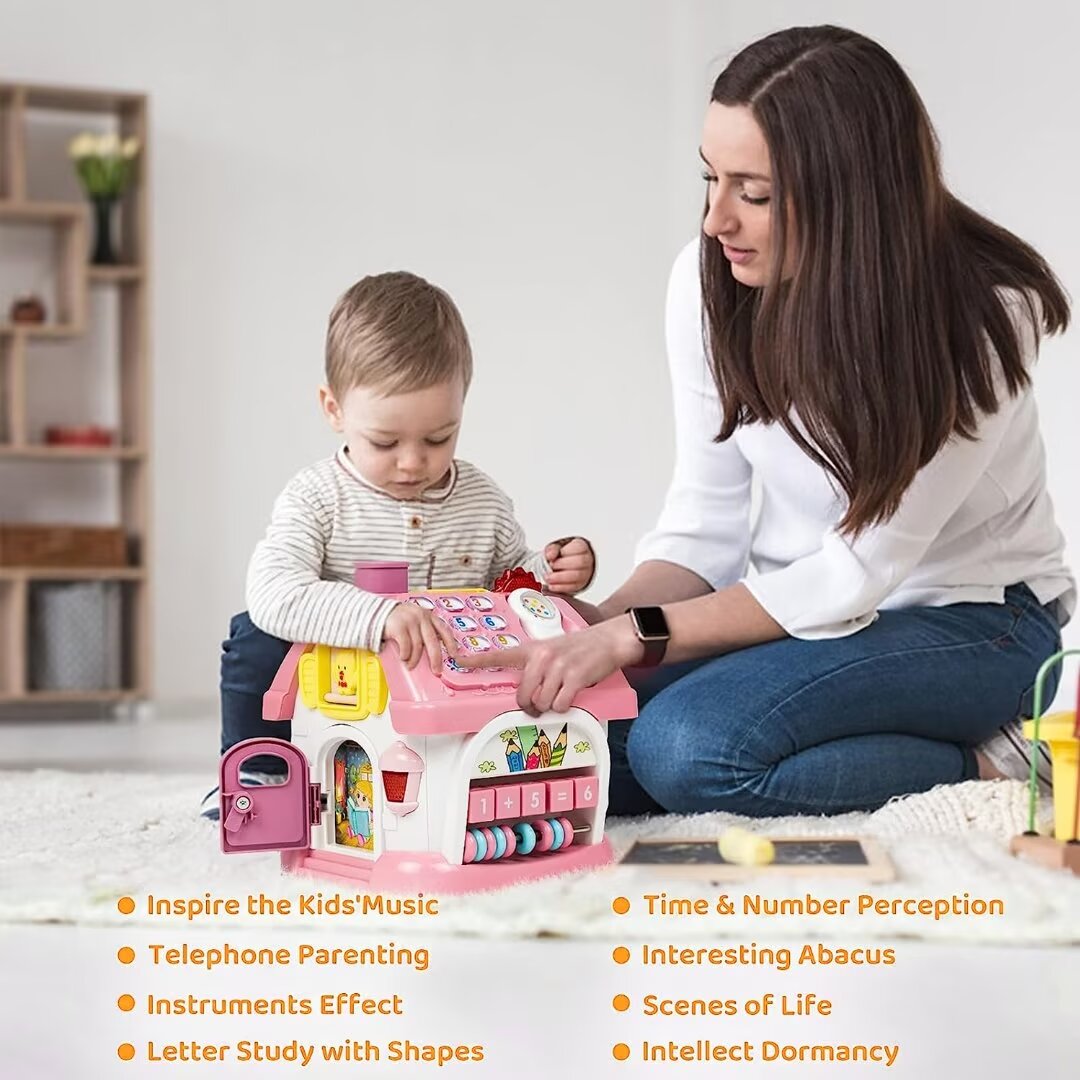 RORONOVA 8-In-1 Hexagonal Activity House photo 6